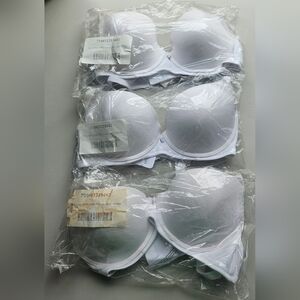 COPY - New Mili Ultra Soft White Cotton Bra Women's Size 40B